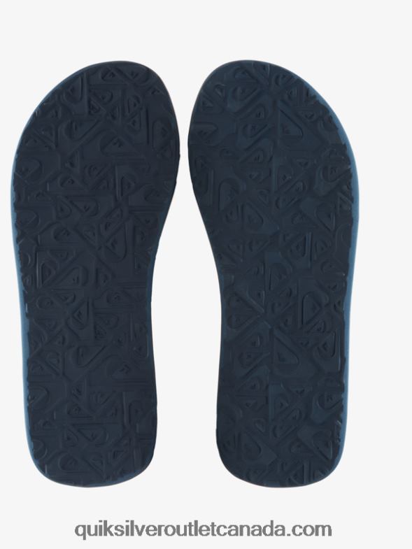 CA Quiksilver Men Molokai Layback Sandals blue/green TX4R2505