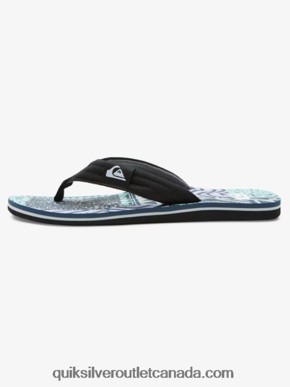 CA Quiksilver Men Molokai Layback Sandals blue/grey TX4R2504