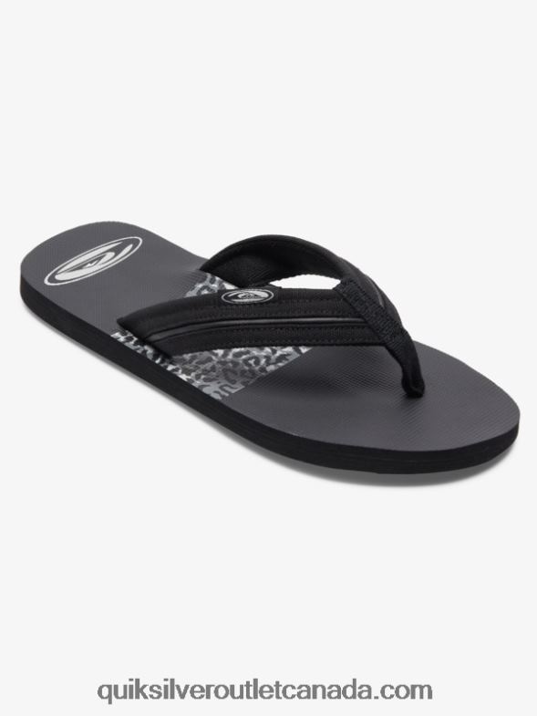 CA Quiksilver Men Molokai Layback Saturn Sandals black TX4R21295