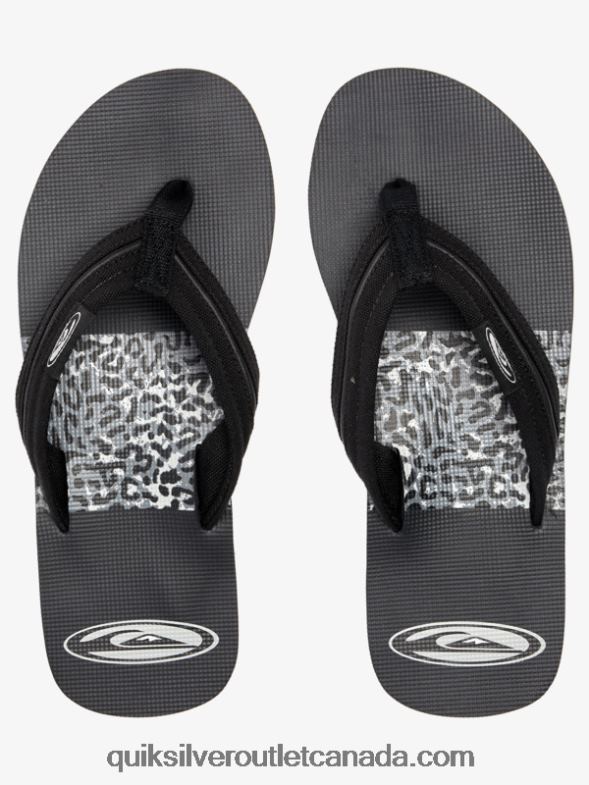 CA Quiksilver Men Molokai Layback Saturn Sandals black TX4R21295