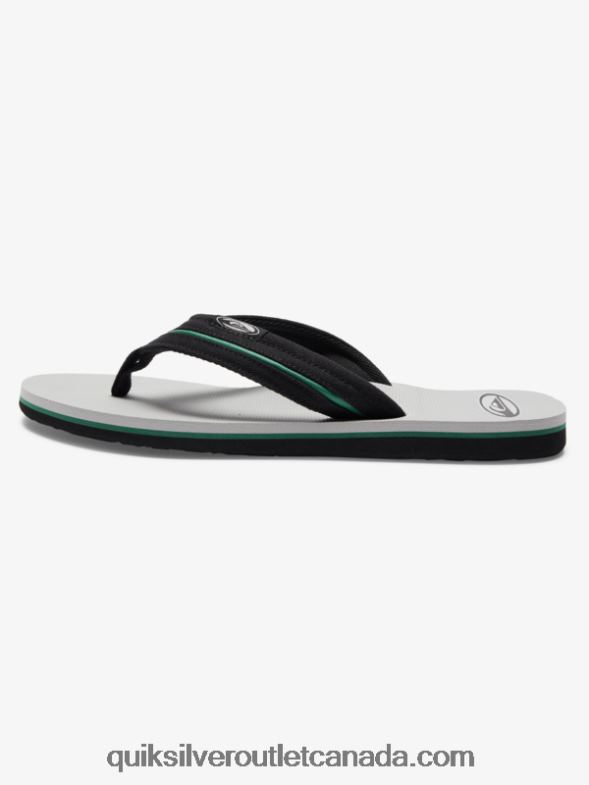 CA Quiksilver Men Molokai Layback Saturn Sandals grey 1 TX4R21294