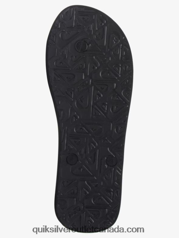 CA Quiksilver Men Molokai Panel Flip-Flops blue/black/yellow TX4R2569