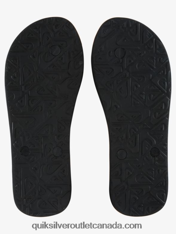 CA Quiksilver Men Molokai Panel Flip-Flops blue/orange TX4R2571