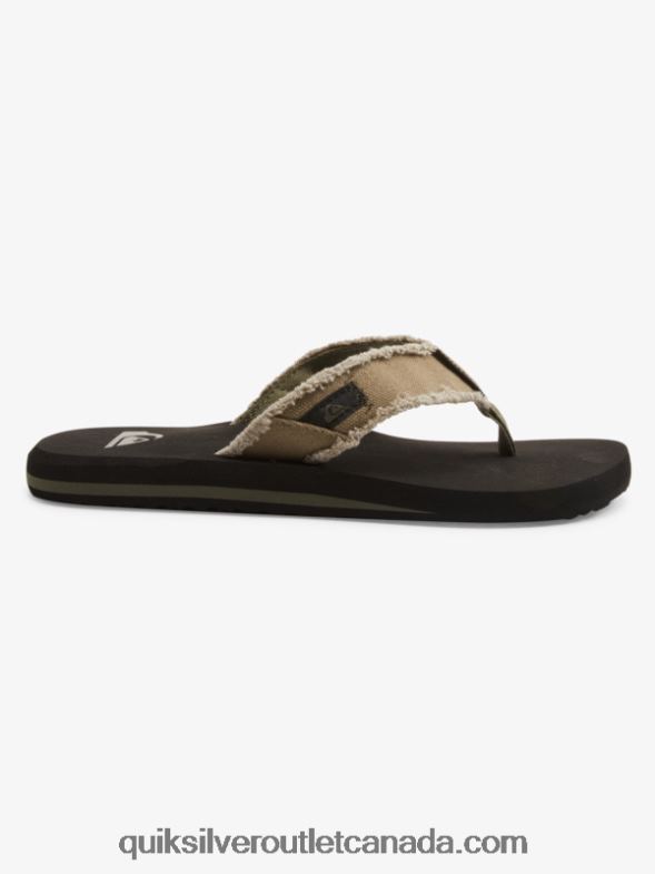 CA Quiksilver Men Monkey Abyss Sandals green/black/brown TX4R21292