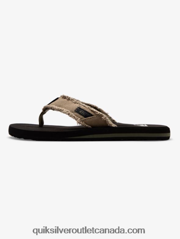 CA Quiksilver Men Monkey Abyss Sandals green/black/brown TX4R21292