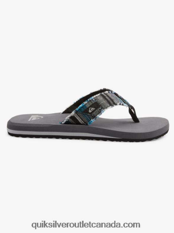 CA Quiksilver Men Monkey Abyss Sandals grey 3 TX4R21293