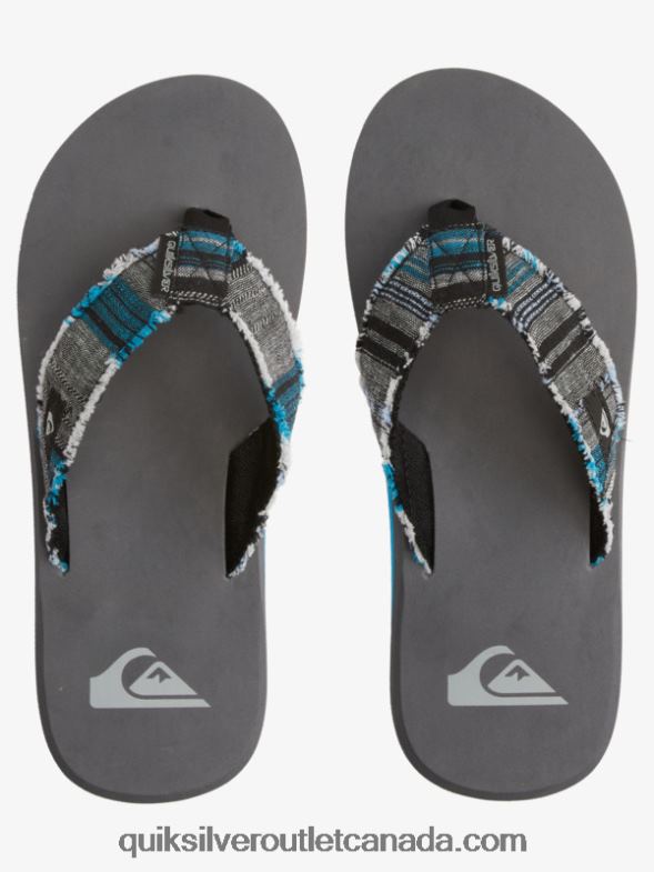 CA Quiksilver Men Monkey Abyss Sandals grey 3 TX4R21293