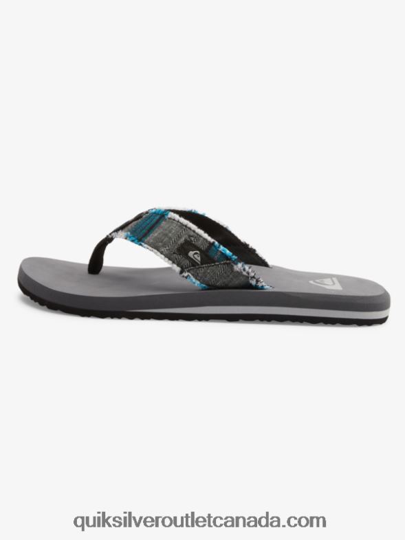 CA Quiksilver Men Monkey Abyss Sandals grey 3 TX4R21293