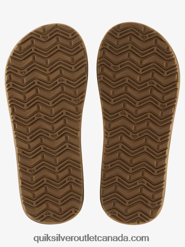 CA Quiksilver Men Monkey Wrench Core Slide Sandals black TX4R2971