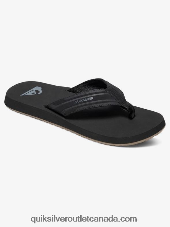 CA Quiksilver Men Monkey Wrench Sandals black/brown TX4R21644