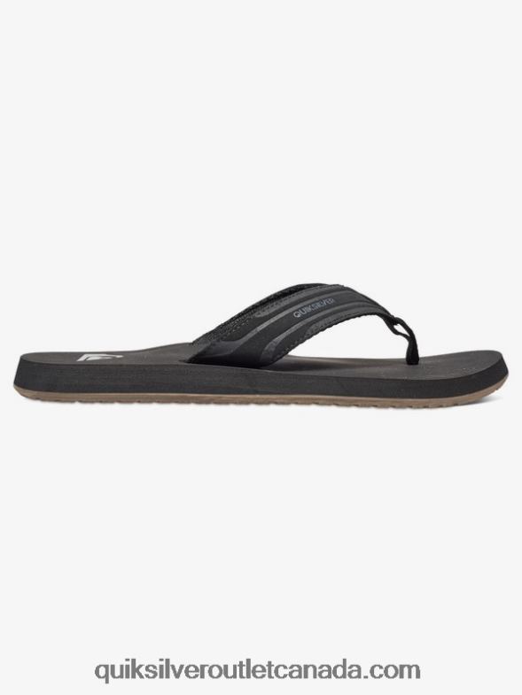 CA Quiksilver Men Monkey Wrench Sandals black/brown TX4R21644