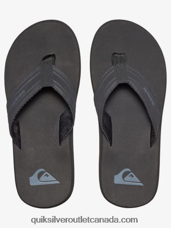 CA Quiksilver Men Monkey Wrench Sandals black/brown TX4R21644