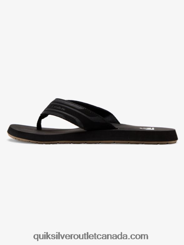 CA Quiksilver Men Monkey Wrench Sandals black/brown TX4R21644