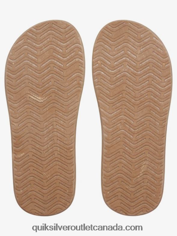 CA Quiksilver Men Monkey Wrench Sandals brown/black TX4R21646