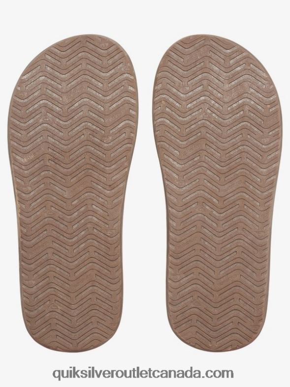 CA Quiksilver Men Monkey Wrench Sandals tan - solid TX4R21647