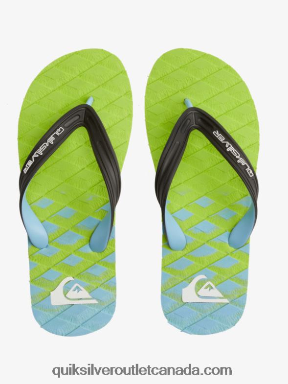 CA Quiksilver Men Oahuey Sandals green 1 TX4R2748
