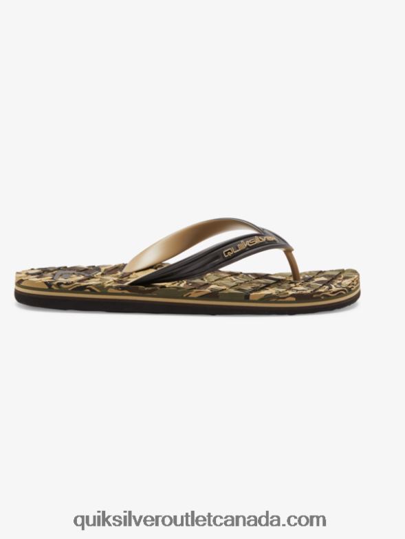 CA Quiksilver Men Oahuey Sandals green 2 TX4R2746