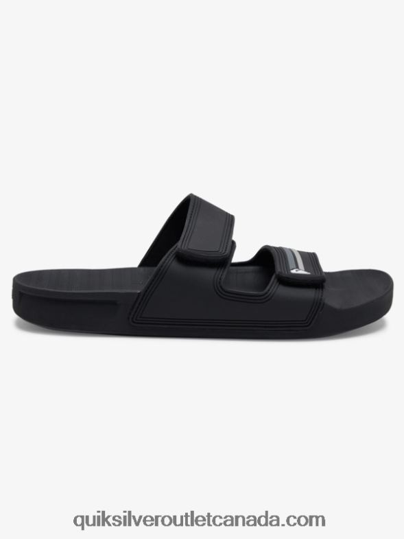 CA Quiksilver Men Rivi Double Adjust Sandals black/grey TX4R21076