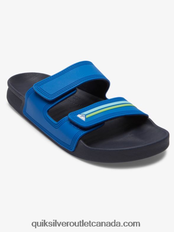 CA Quiksilver Men Rivi Double Adjust Sandals blue 1 TX4R21077