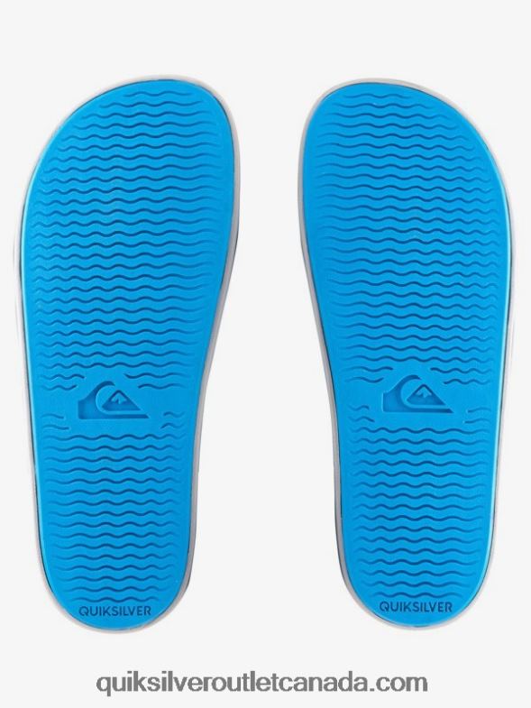 CA Quiksilver Men Rivi Double Adjust Sandals grey/blue TX4R21079