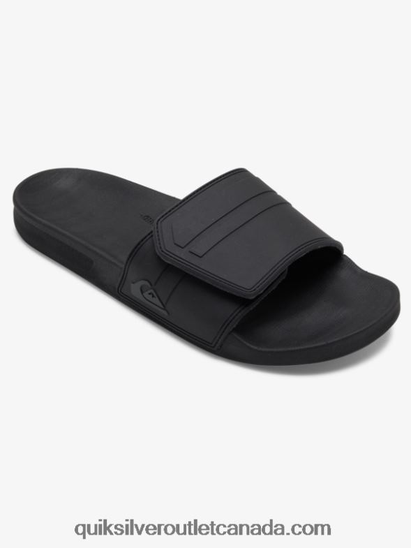 CA Quiksilver Men Rivi Slide Adjust Sliders black/grey TX4R21016