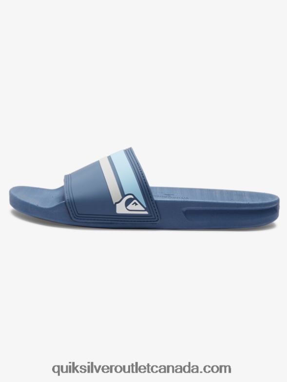 CA Quiksilver Men Rivi Slide Slider Sandals blue 7 TX4R2764