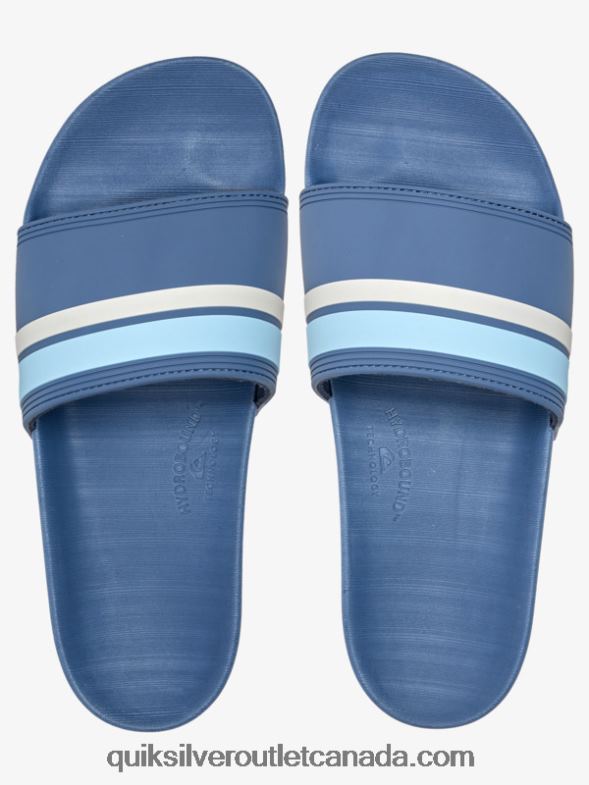CA Quiksilver Men Rivi Slide Slider Sandals blue 7 TX4R2764
