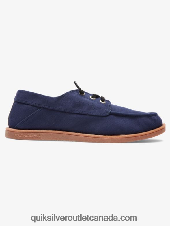 CA Quiksilver Men Harbor Dredged Shoes blue/brown TX4R21885