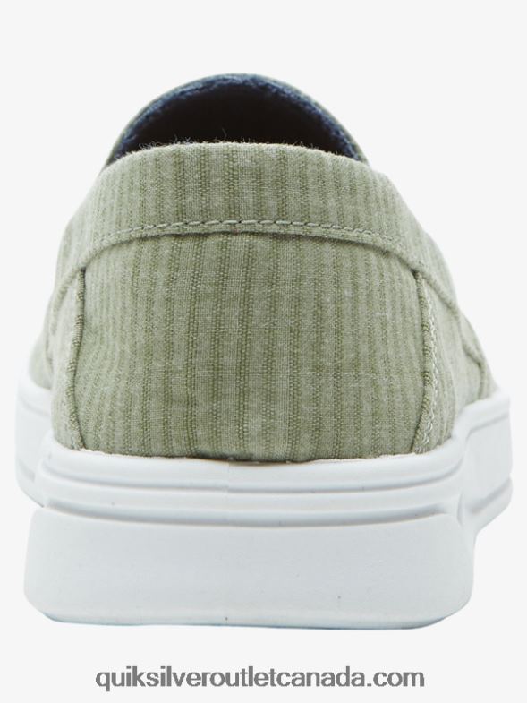 CA Quiksilver Men Harbor Wharf Slip-On Shoes green 1 TX4R21289